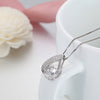 PurePearl Raindrop Beating Heart Necklace