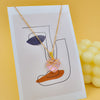Heart Necklace Women Love Crystal Stone Necklace Summer