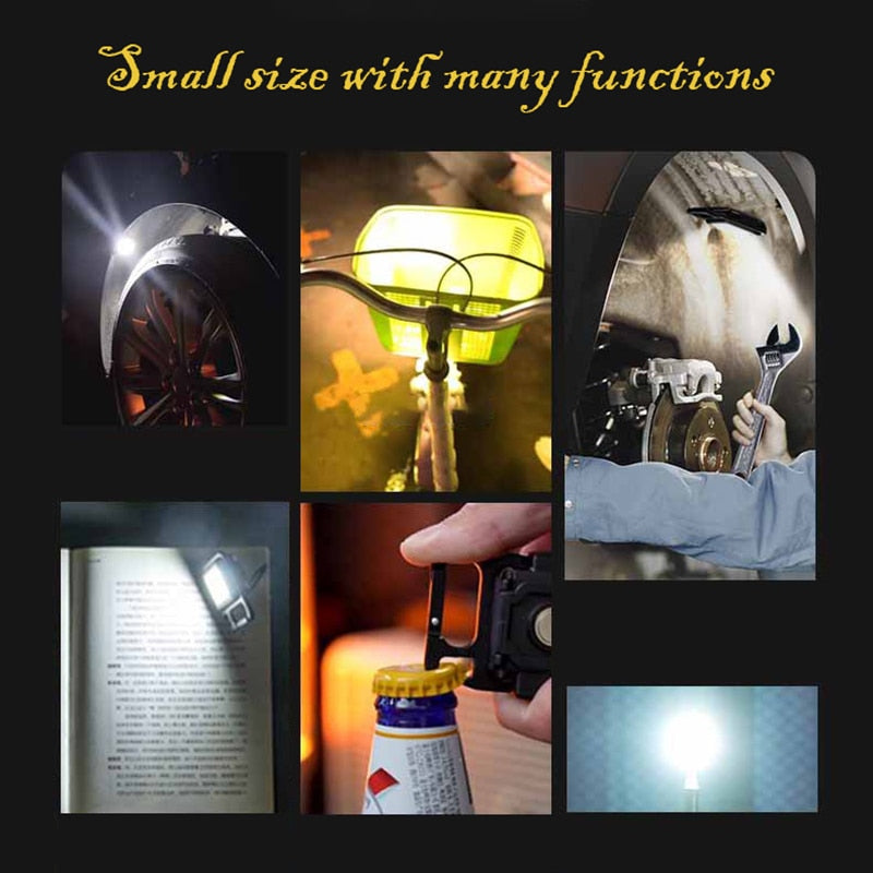 Portable Mini Emergency Flashlight Keychain